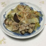 一味で白菜と豚肉の煮物